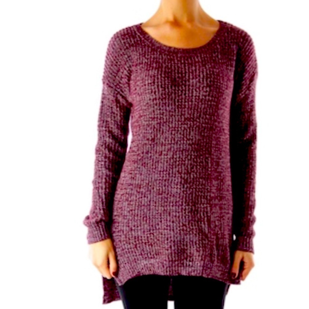 BP Maroon Burgundy Sweater Dress Size Medium.  Maroon and white very soft